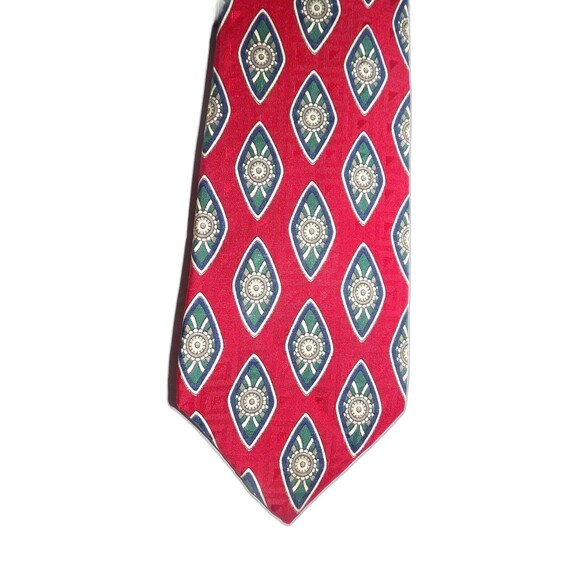 Roundtree & Yorke All Silk Hand Sewn in the USA Necktie Printed in Italy - Picture 2 of 3